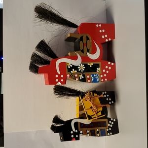 Vintage Japanese Horse Figurines Yawata-Uma